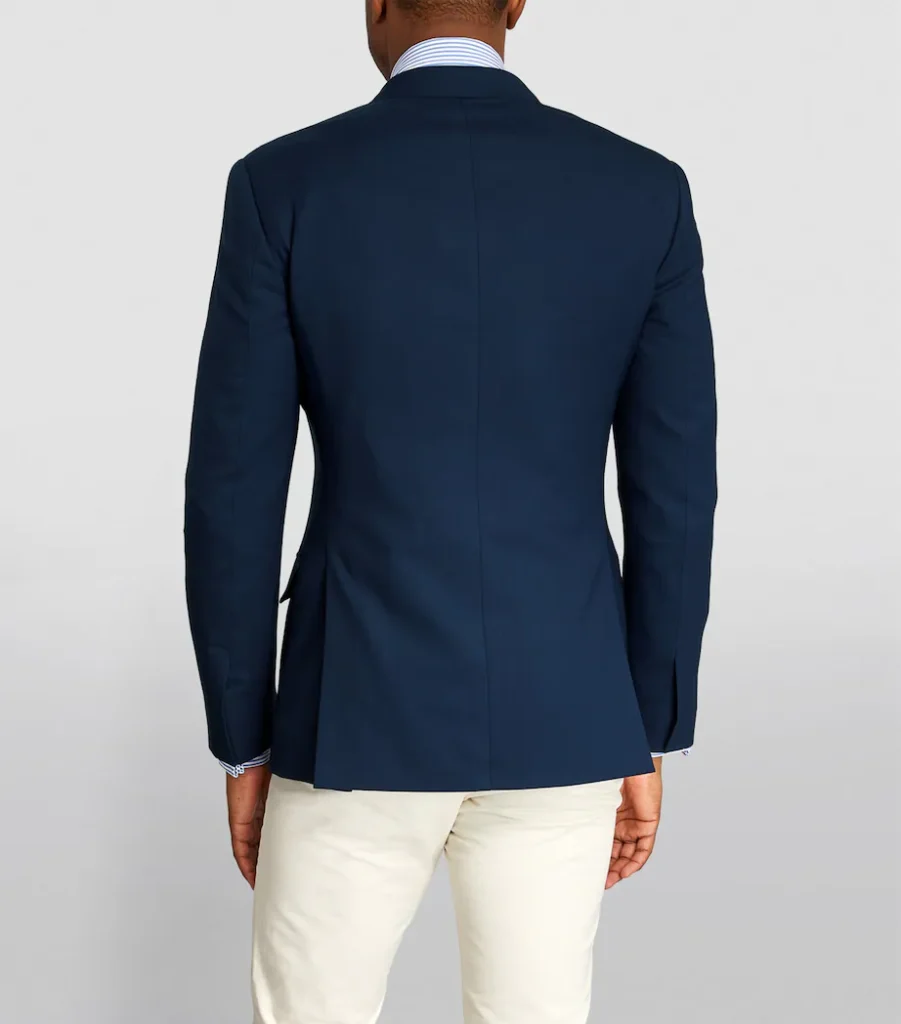 Ralph Lauren Purple Label Double-Breasted Suit Jacket - xiceditorial - xic editorial
