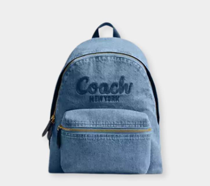 Coach Cargo Backpack Denim - xiceditorial - xic editorial