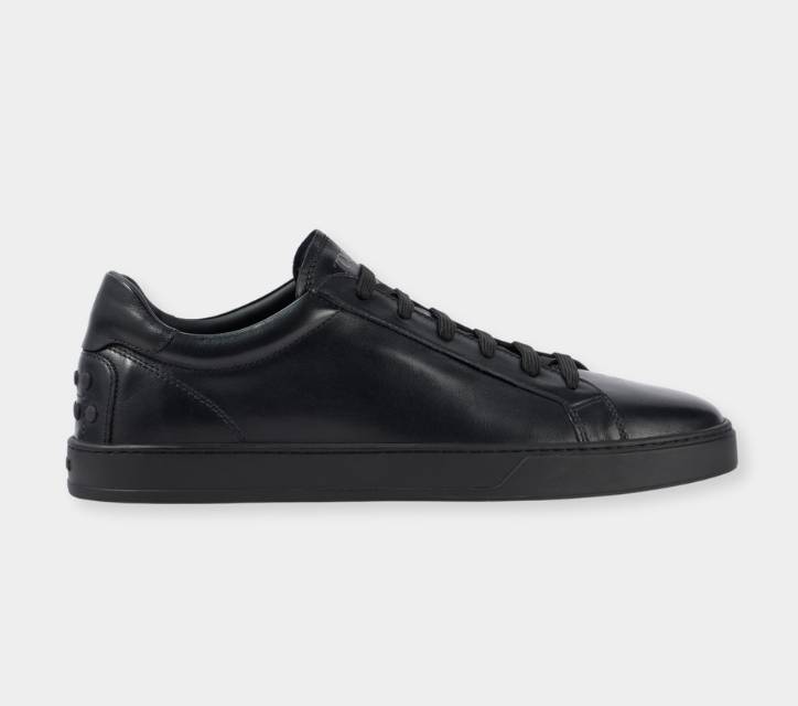 Tod’s Leather Sneakers Black - xiceditorial - xic editorial