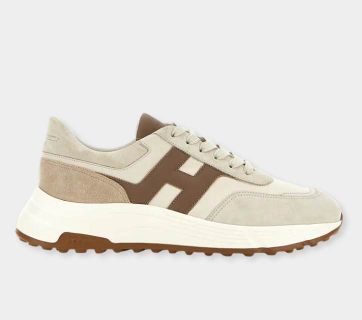 Hogan Hyperlight Sneakers Ivory/Brown - xiceditorial - xic editorial