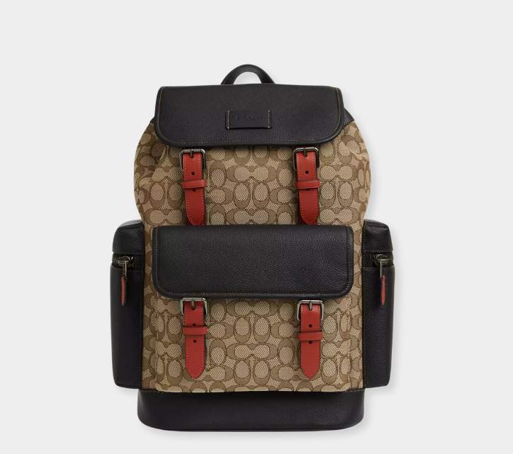 Coach Sprint Backpack in Signature Jacquard - xiceditorial - xic editorial