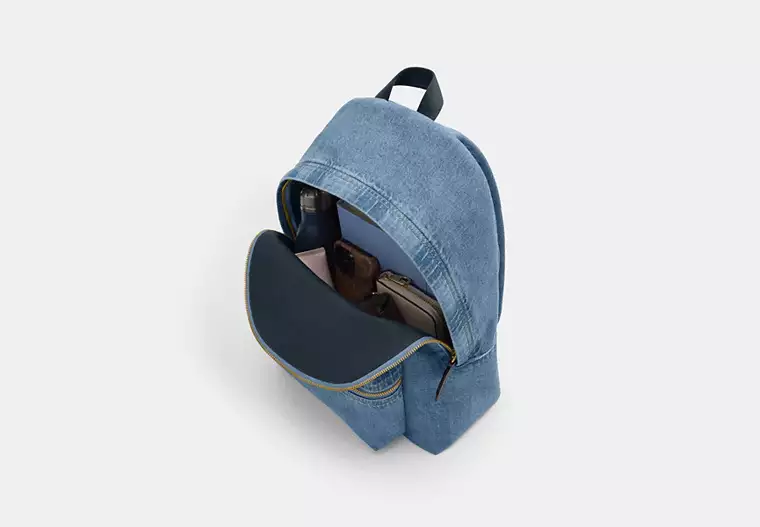 Coach Cargo Backpack Denim - xiceditorial - xic editorial
