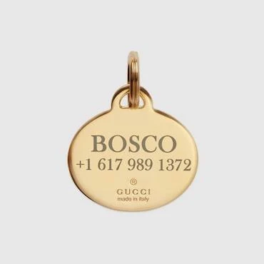 Gucci Interlocking G Pet Tag - xiceditorial - xic editorial