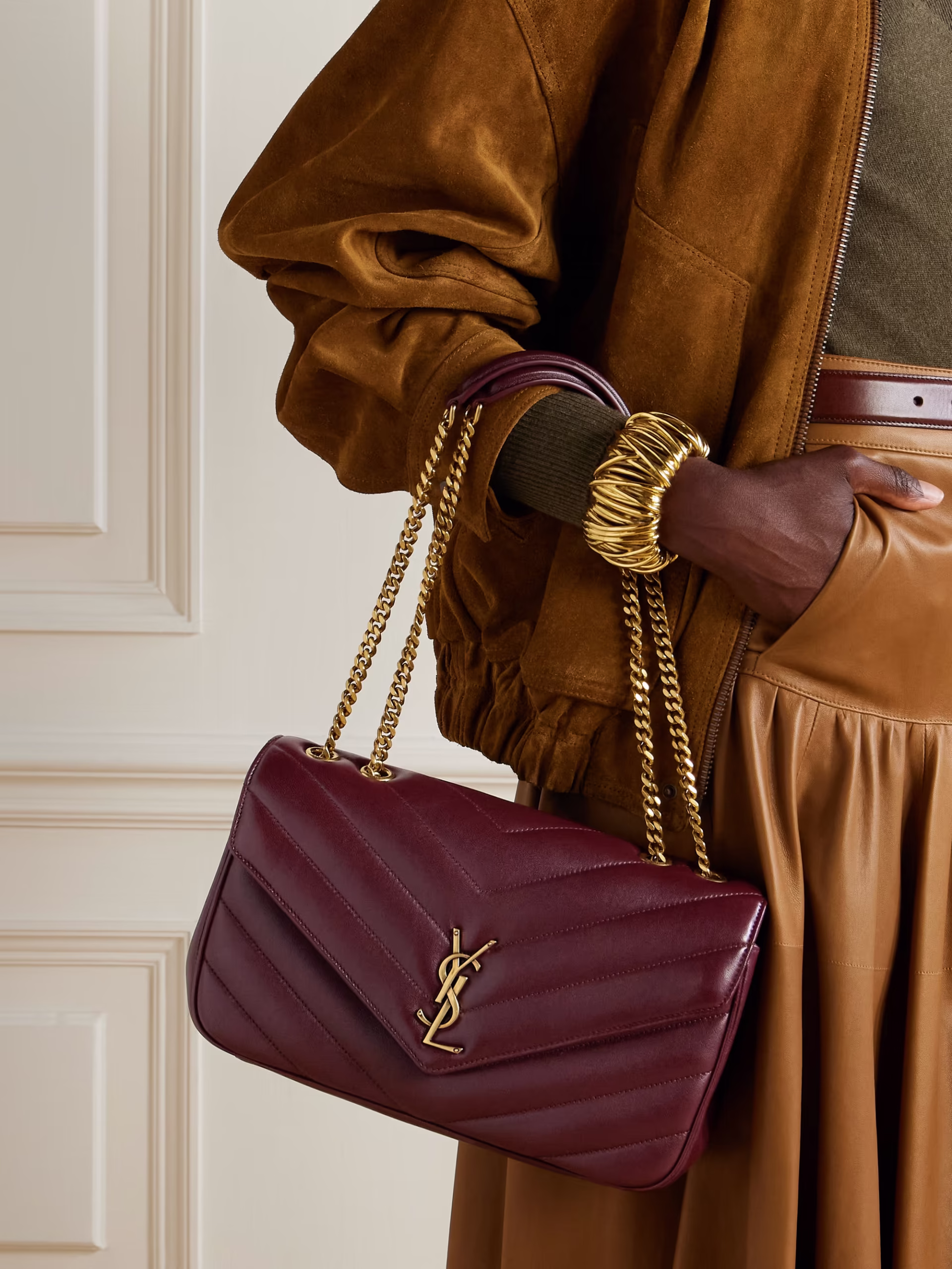 Saint Laurent Quilted Leather Shoulder Bag - xiceditorial - xic editorial