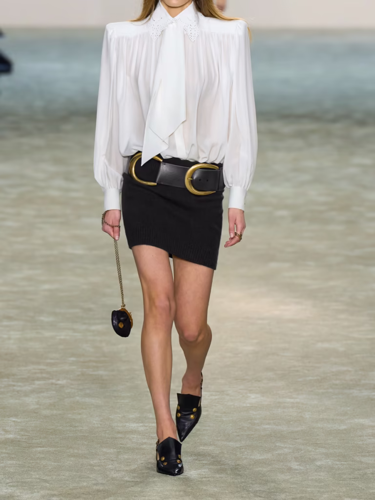 Chloé Pussy-Bow Broderie Anglaise Silk Shirt - xiceditorial - xic editorial