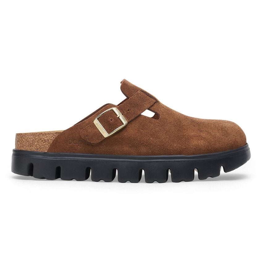 Birkenstock Boston Chunky Suede Leather Clogs