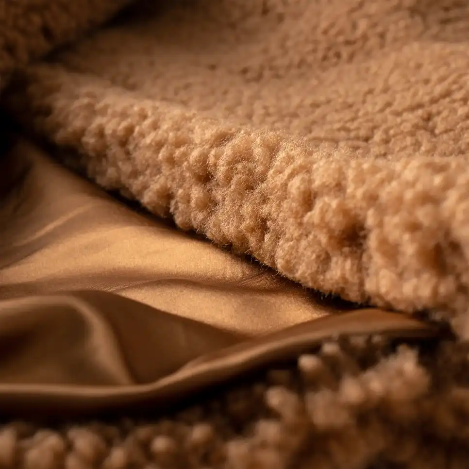 UGG Gertrude Long Teddy Coat Chestnut - xiceditorial - xic editorial