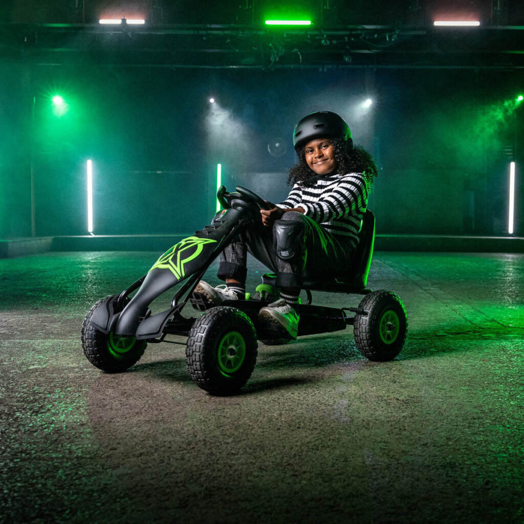 Xootz Viper Go Kart - Black Green - xiceditorial - xic editorial