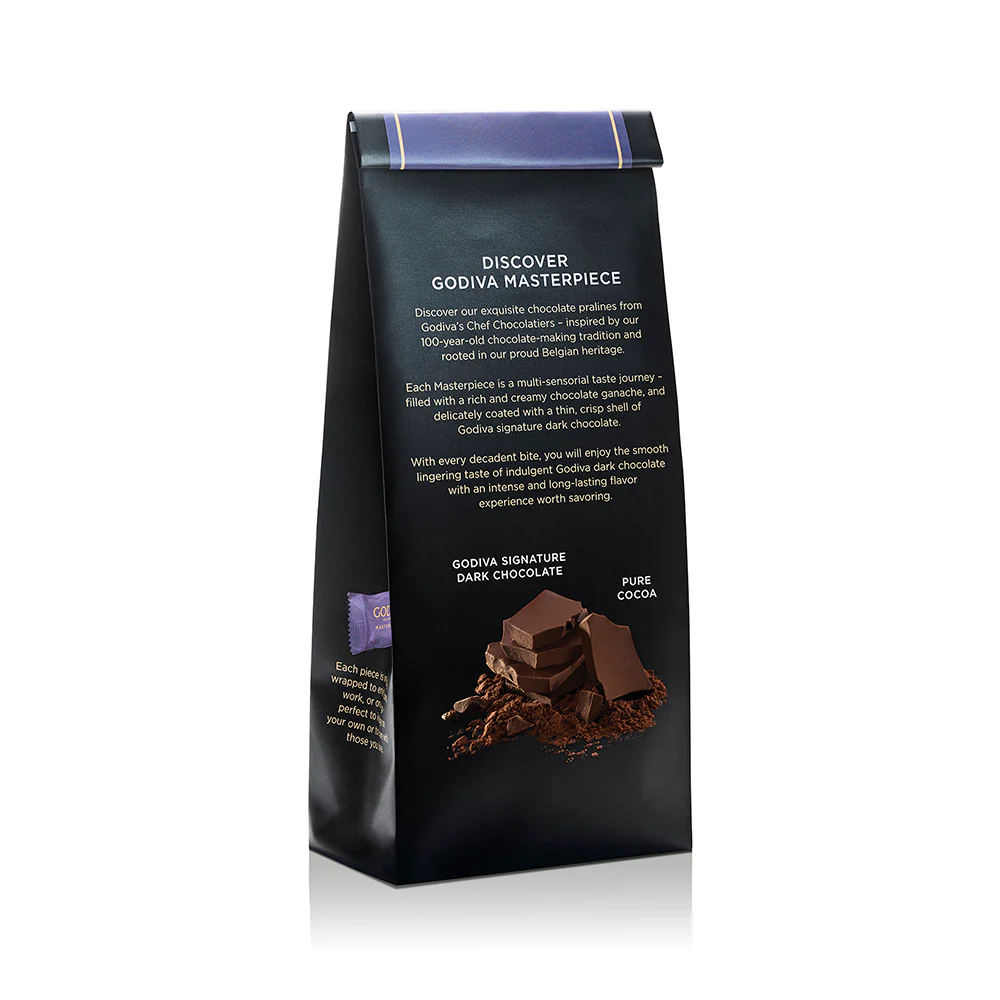 Godiva Dark Chocolate Ganache Masterpiece Bag - xiceditorial