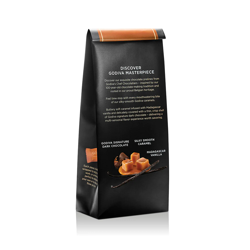Godiva Dark Chocolate and Caramel Masterpiece Bag - xiceditorial