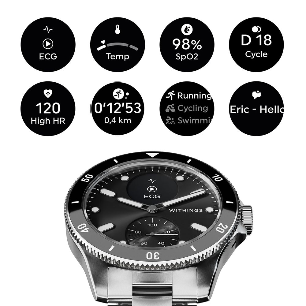 Withings ScanWatch Nova Smartwatch Black - xiceditorial - xic editorial