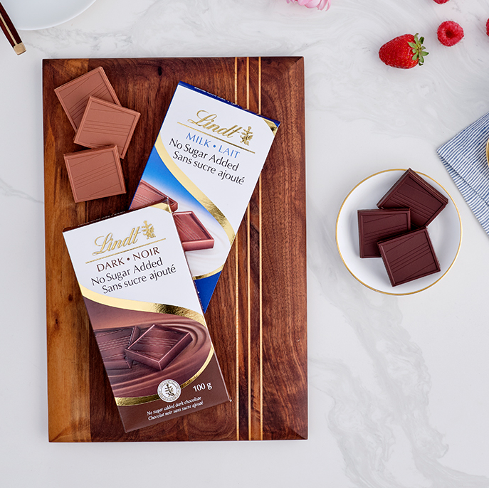 Lindt No Sugar Added Milk Chocolate Bar - xiceditorial - xic editorial