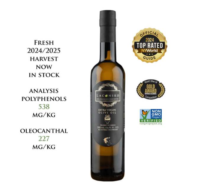 Laconiko Extra Virgin Olive Oil 2024 Harvest - xiceditorial