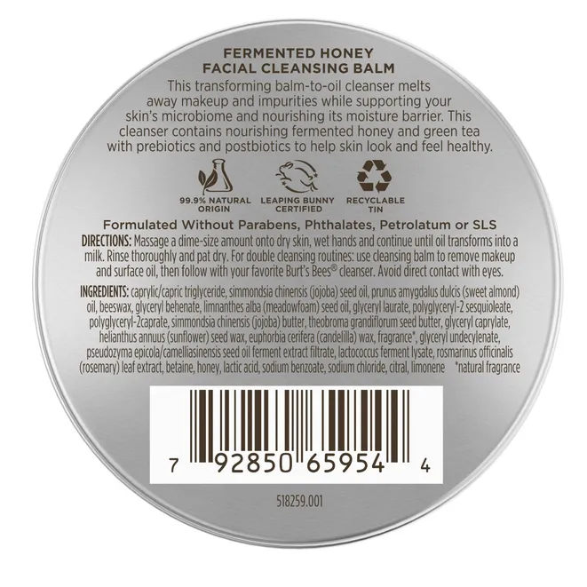 Burt’s Bees Fermented Honey Cleansing Balm - xiceditorial