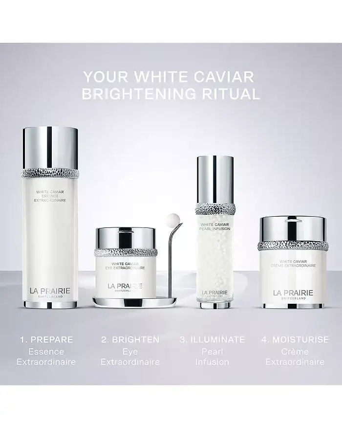 La Prairie White Caviar Illuminating & Firming Ritual xiceditorial xic editorial