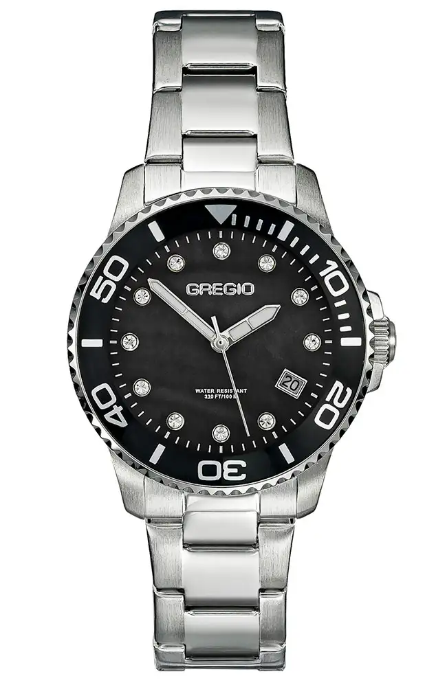 Gregio Divers Crystals GR530010 – Women’s Gold Stainless Steel Watch e-oro xiceditorila xic editorial