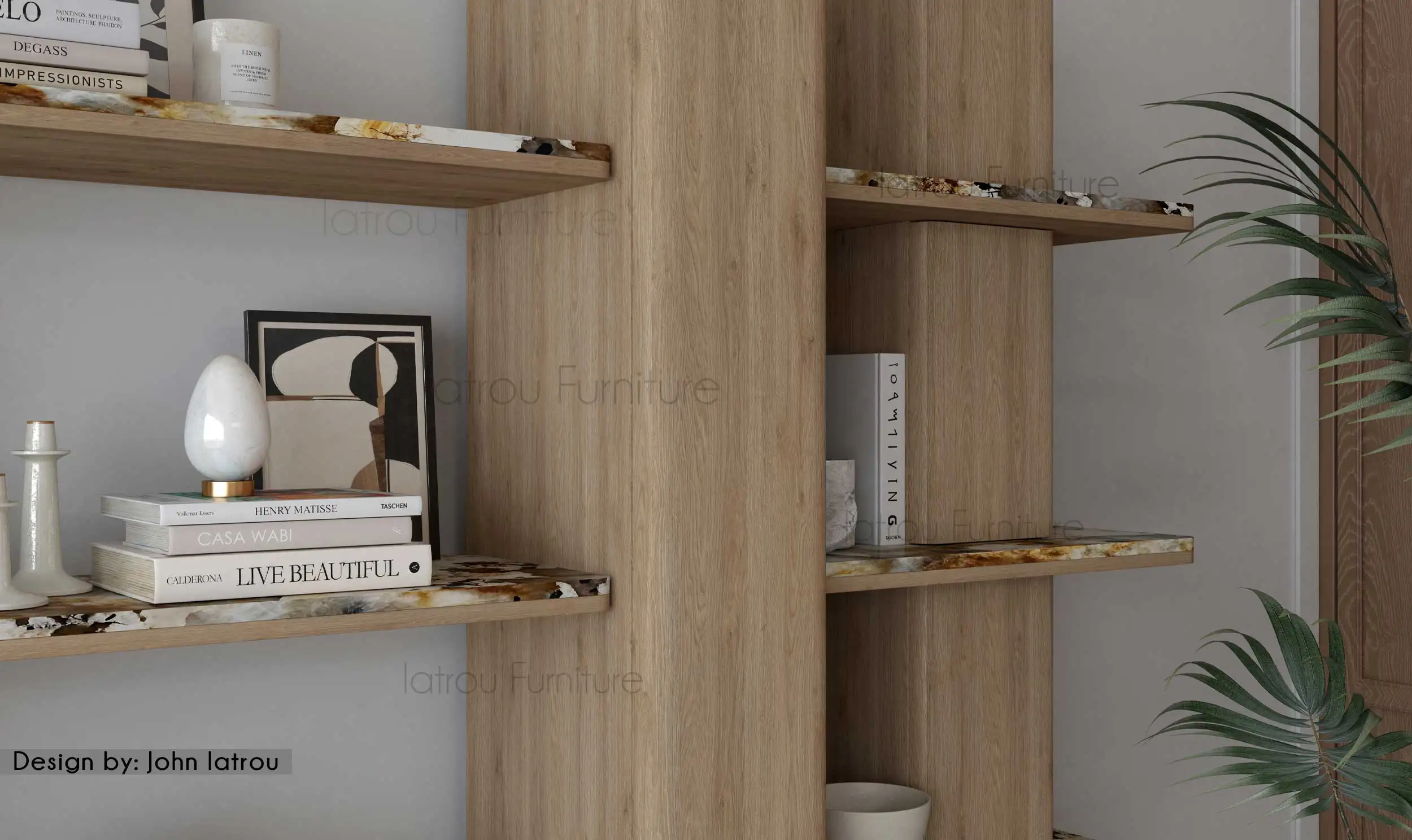 iatrou epiplo xiceditorial bookshelf