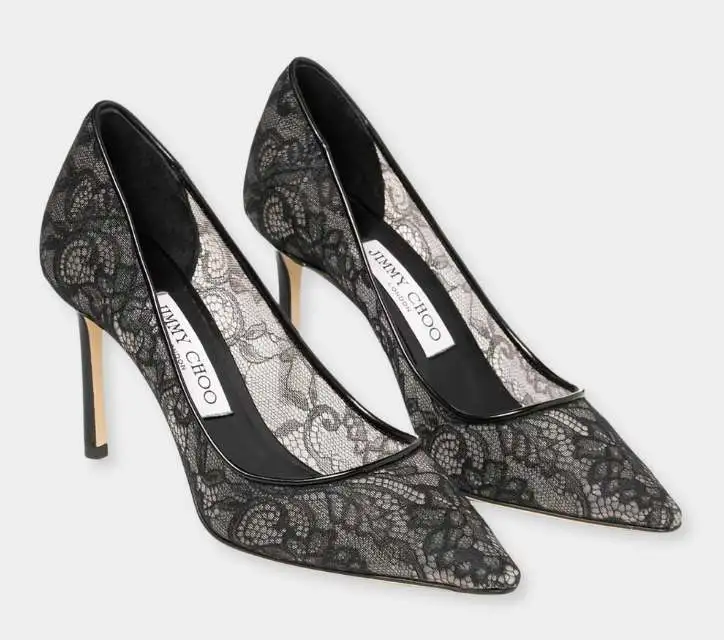 Jimmy Choo Romy 85 Lace Pumps xiceditorial