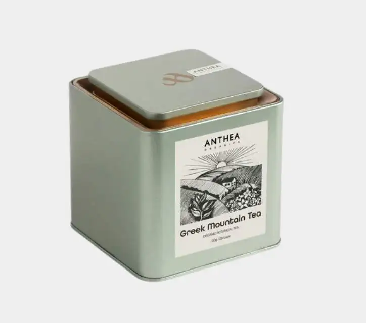Organic Mountain Tea Anthea Organics – Loose Leaf 20g tin box - anthea organics xiceditorial xic editorial
