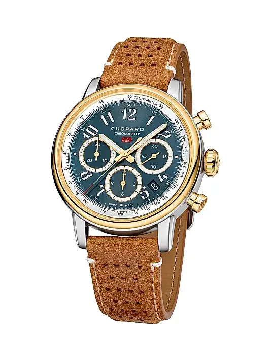 Chopard Classic Racing Chronograph Watch in Yellow Gold & Steel xiceditorial