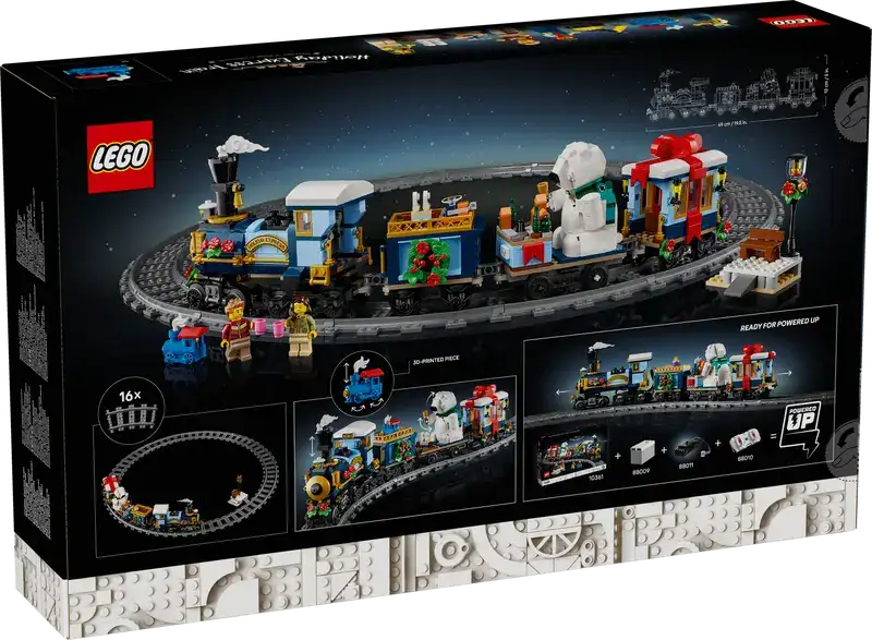 LEGO Icons Holiday Express Train 10361 Adult Building Set xiceditorial