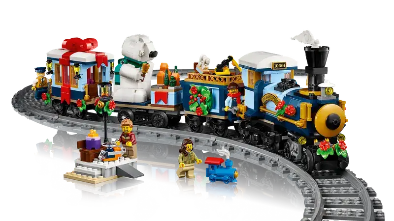 LEGO Icons Holiday Express Train 10361 Adult Building Set xiceditorial