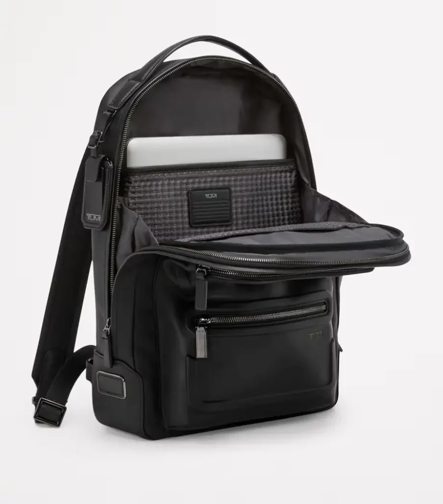 TUMI Leather Harrison Backpack for Work & Travel xiceditorial