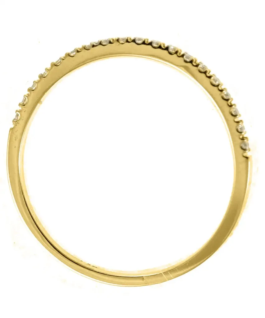 Pappas Jewels 18K Yellow Gold Brilliant Diamond Ring e-oro xiceditorial xic editorial