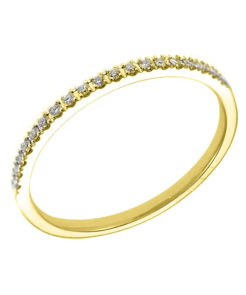 Pappas Jewels 18K Yellow Gold Brilliant Diamond Ring e-oro xiceditorial xic editorial