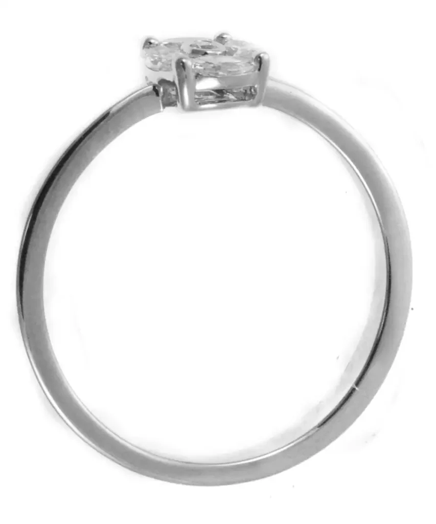 Pappas Jewels 18K White Gold Marquise Brilliant Solitaire Ring e-oro xiceditorial xic editorial
