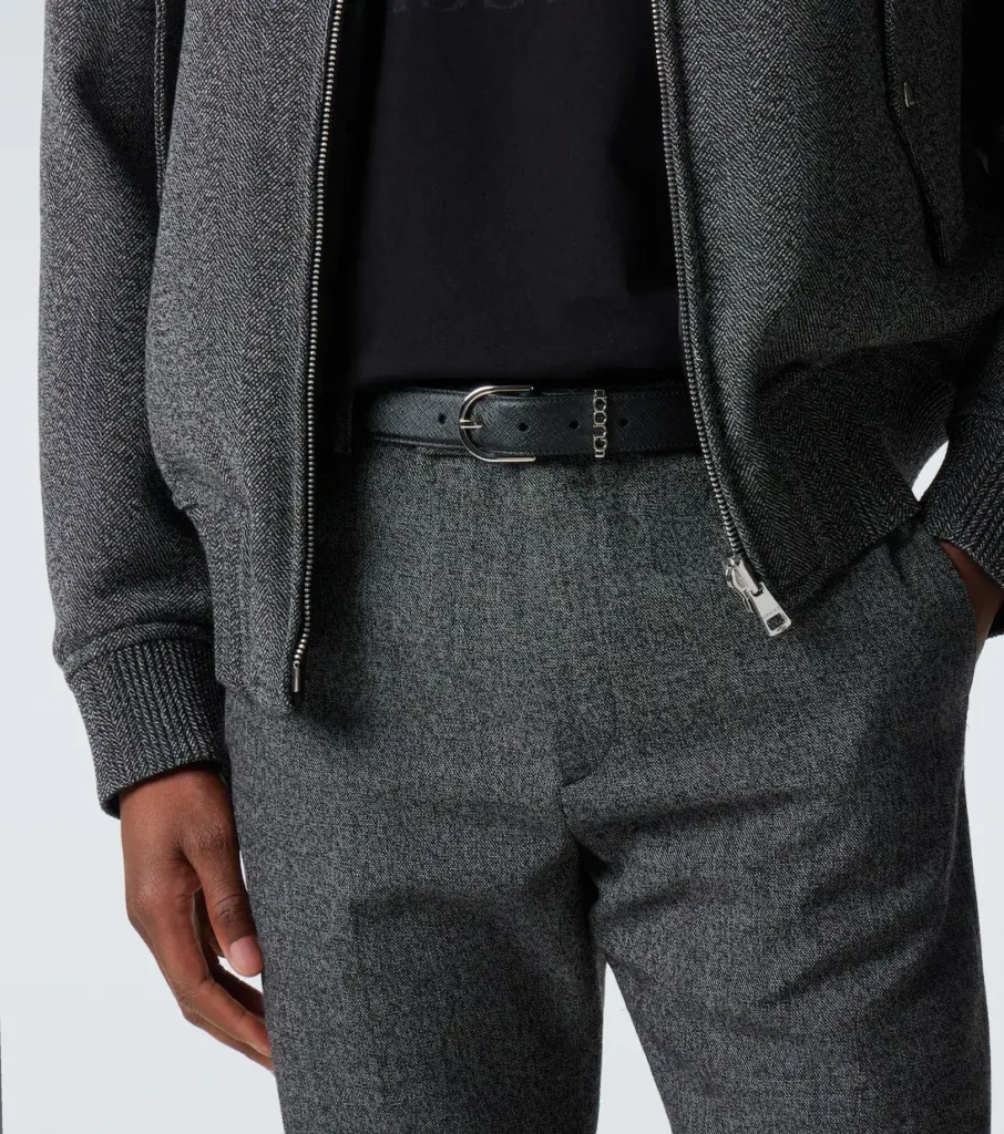 Gucci Gucci Script Leather Belt xiceditorial