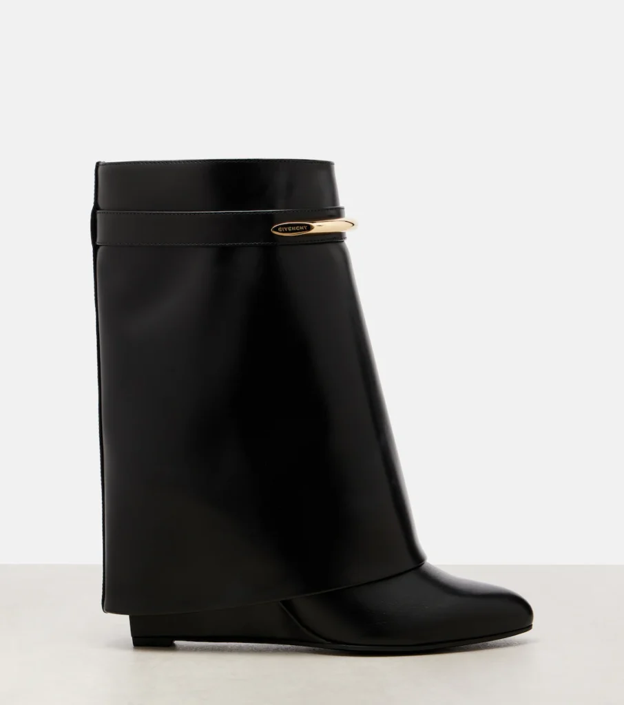 Givenchy Shark 95 Leather Mid-Calf Boots xiceditorial