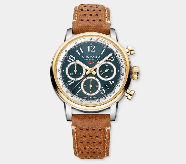 Chopard Classic Racing Chronograph Watch in Yellow Gold & Steel xiceditorial