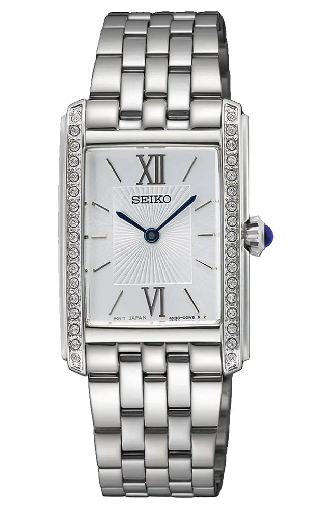 SEIKO Conceptual Series Crystals Silver Stainless Steel Bracelet xiceditorial e-oro pappas