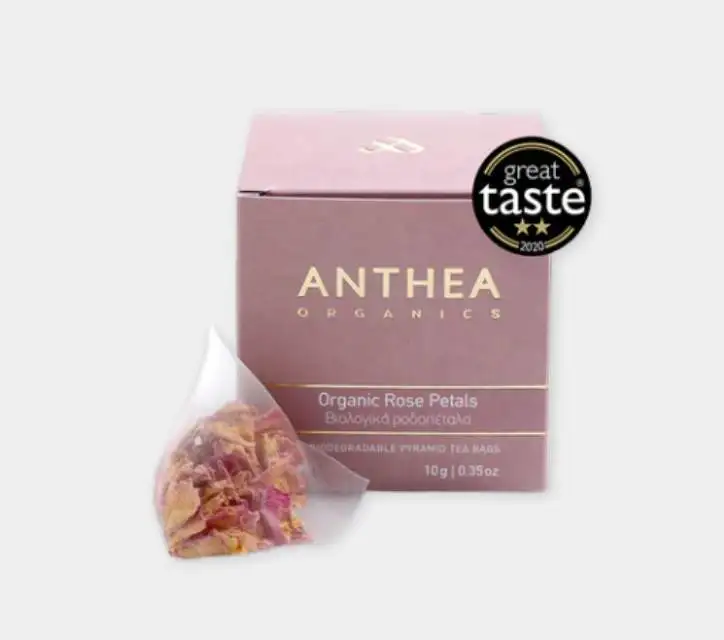 Anthea Organics Organic Rose Petals Tea xiceditorial xic editorial