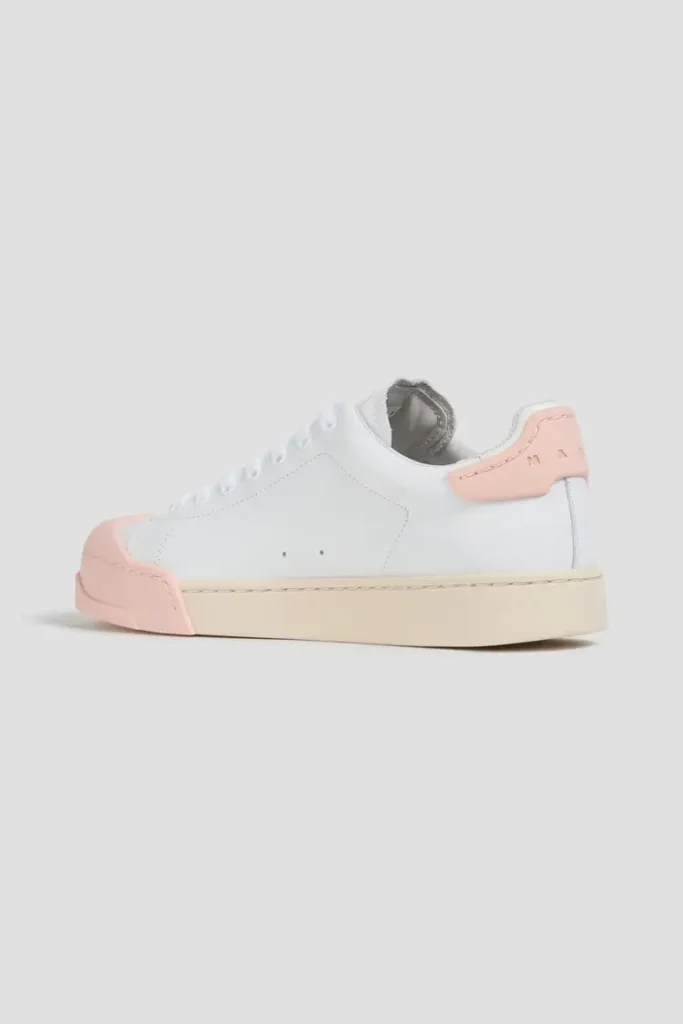 MARNI Dada leather sneakers pink xiceditorial