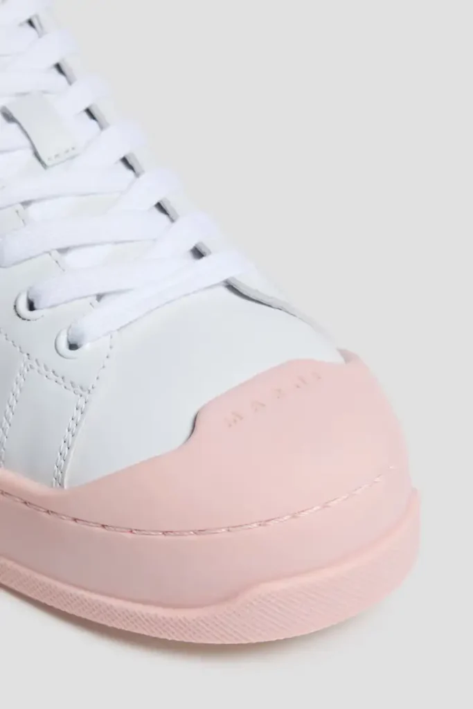 MARNI Dada leather sneakers pink xiceditorial