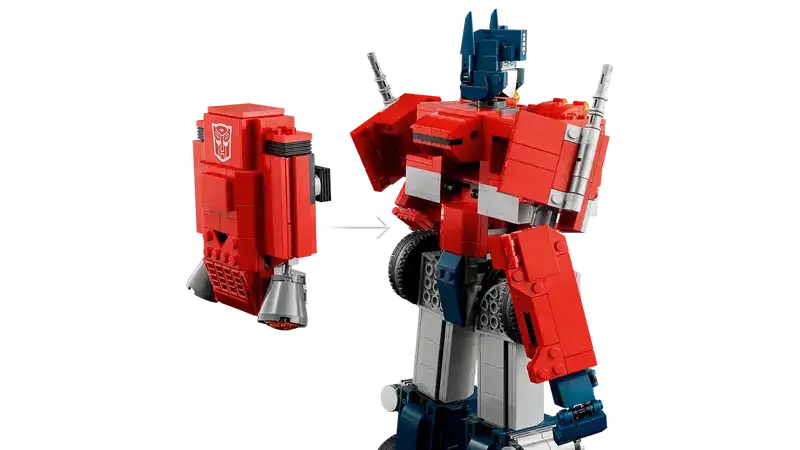LEGO Icons Optimus Prime 10302 2-in-1 Transformers Model