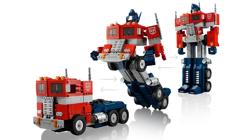 LEGO Icons Optimus Prime 10302 2-in-1 Transformers Model