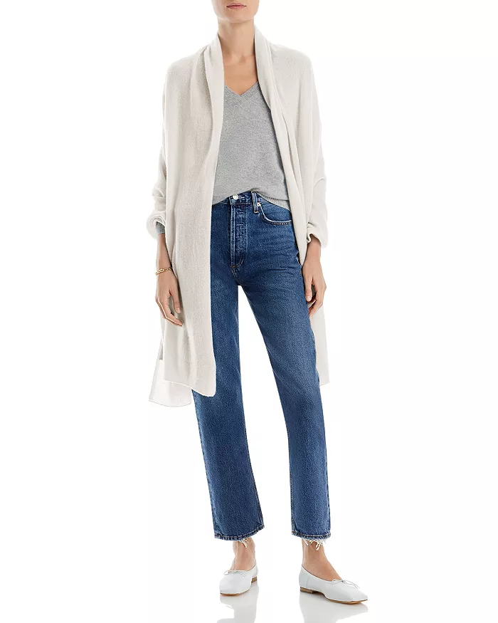 C by Bloomingdale’s 100% Cashmere Travel Wrap