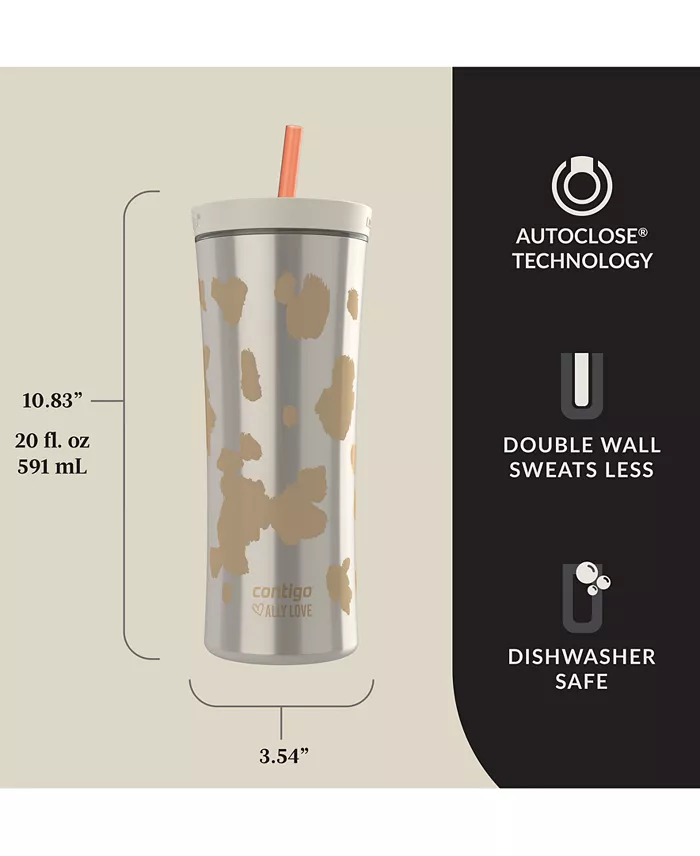 Contigo Ally Love Streeterville Shake Go Tumbler 20 oz
