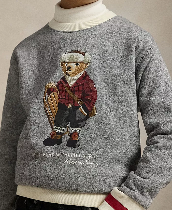Polo Ralph Lauren Boys Polo Bear Fleece Sweatshirt
