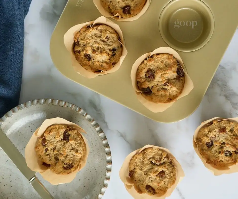 Banana-Tahini Muffins Toasted with Almond Butter