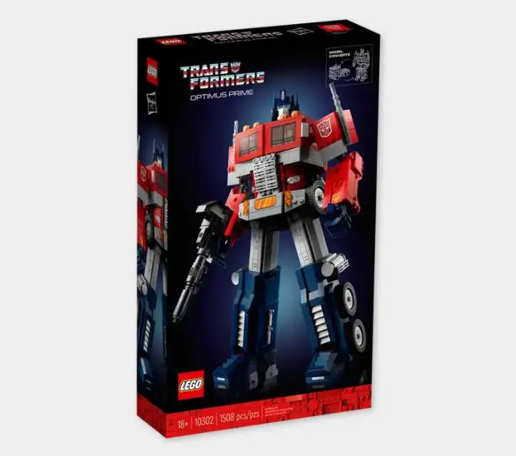 LEGO Icons Optimus Prime 10302 2-in-1 Transformers Model