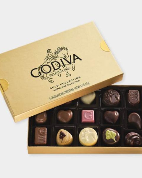 Godiva Assorted Chocolate Gold Gift Box 15pc - xiceditorial